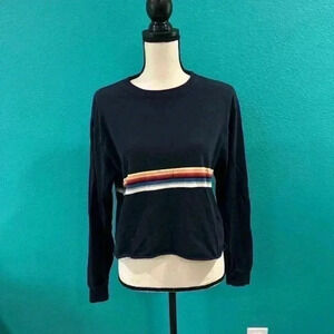 Brandy Melville John galt rainbow striped pullover